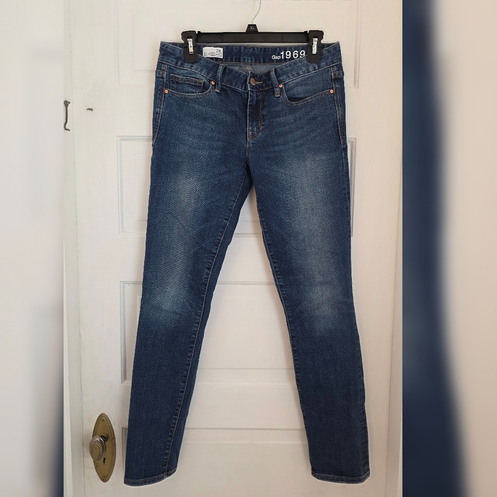 GAP Women's Dark Blue Skinny Jeans